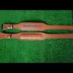 Premium Fitness Weightlifting GYM Belt- Brown - Image 2