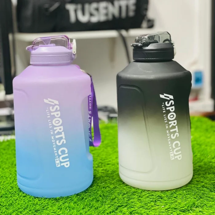 2300ML Large Capacity GYM Water Bottle Gradient - Image 3