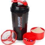 Sport Shaker Water Bottle 3 In 1 Spider Shaker For Gym Use  Bpa Free And Convenient 500Ml Capacity - Image 2