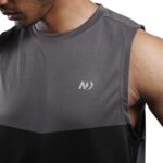 ND Training Tank – Grey-Black - Image 2