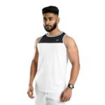 ND Sports Tank Top – White/Black
