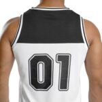 ND Sports Tank Top – White/Black - Image 3
