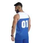 ND Sports Tank Top – Blue/White - Image 2