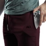 ND Essential Shorts, Burgundy - Image 2