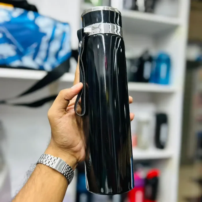 Stainless Steel Double Wall Smart Water Bottle 1 Liter - Image 4