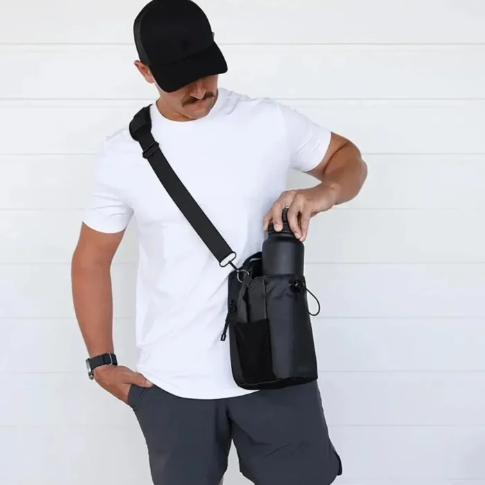 Magnetic Water Bottle Bag Gym Specific Water Cup Holder with Strong Magnet for Outdoor Sports Activities - Image 3