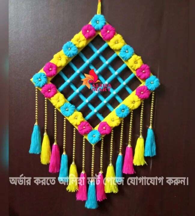 Wall Hanging Handmade Woolen Wallmate For Home Decoration - Wall Decoration - Image 3